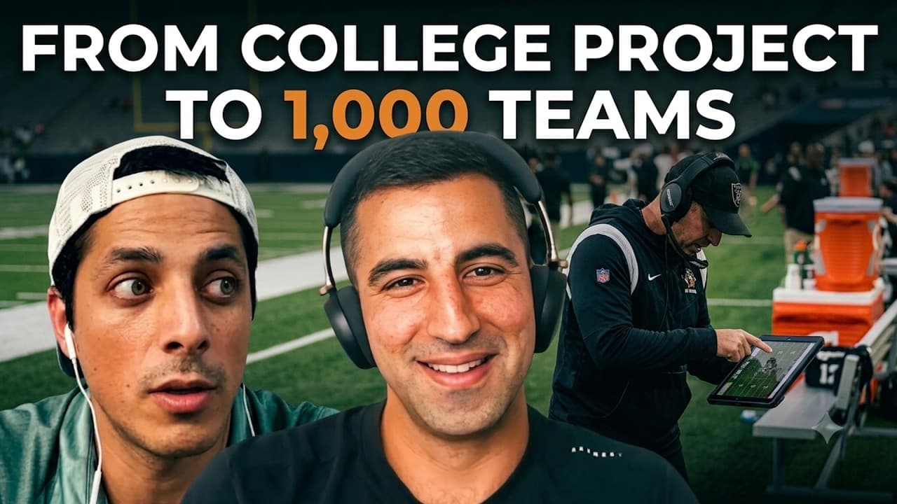 GameStrat founder interview - how 2 students built a 7-figure football software company