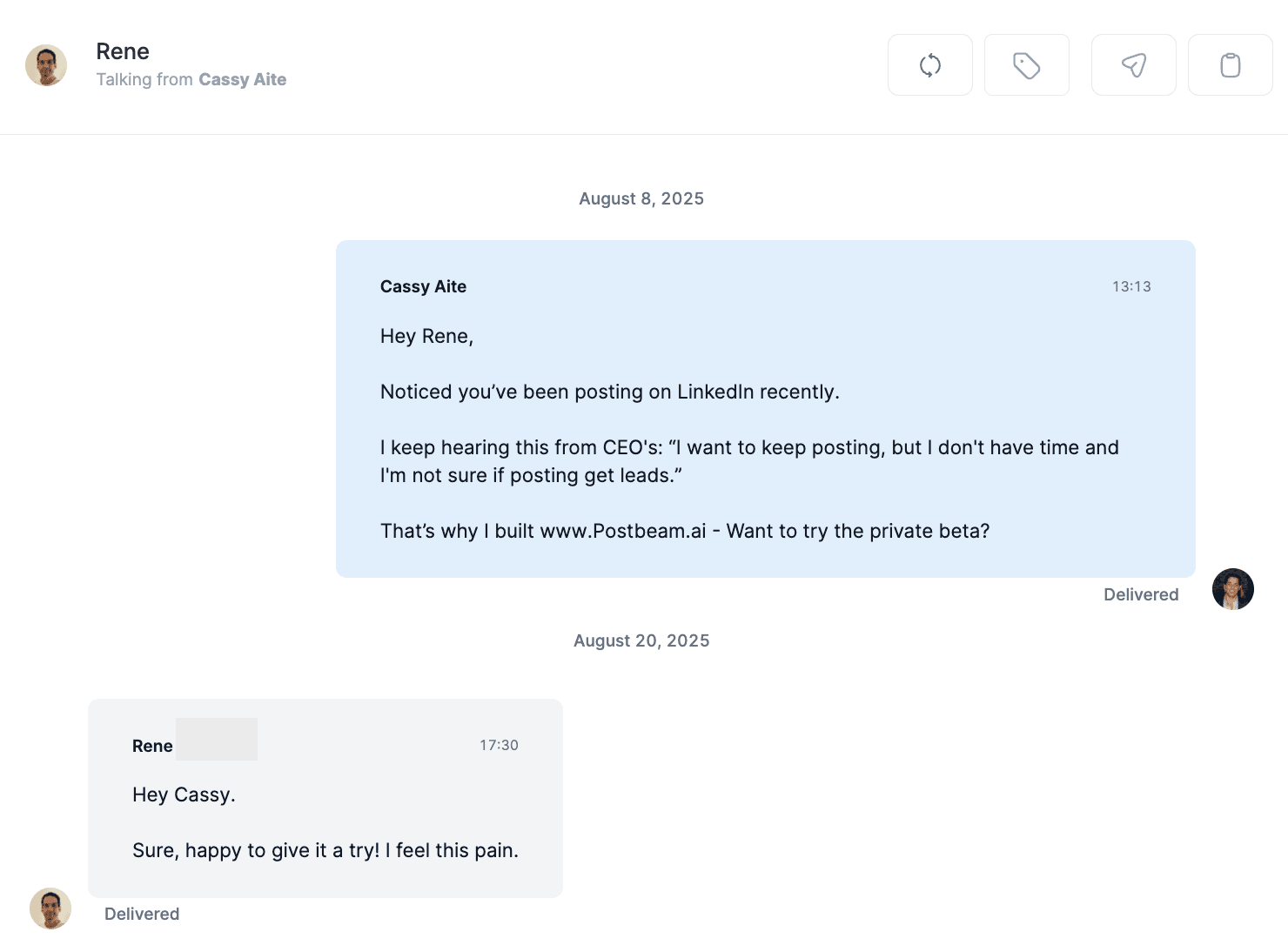 Social selling long game