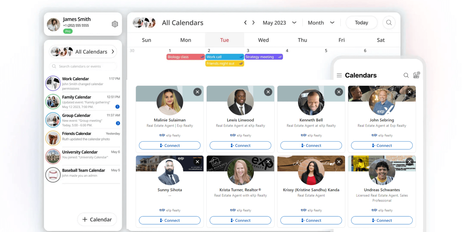 Follow-up and connections