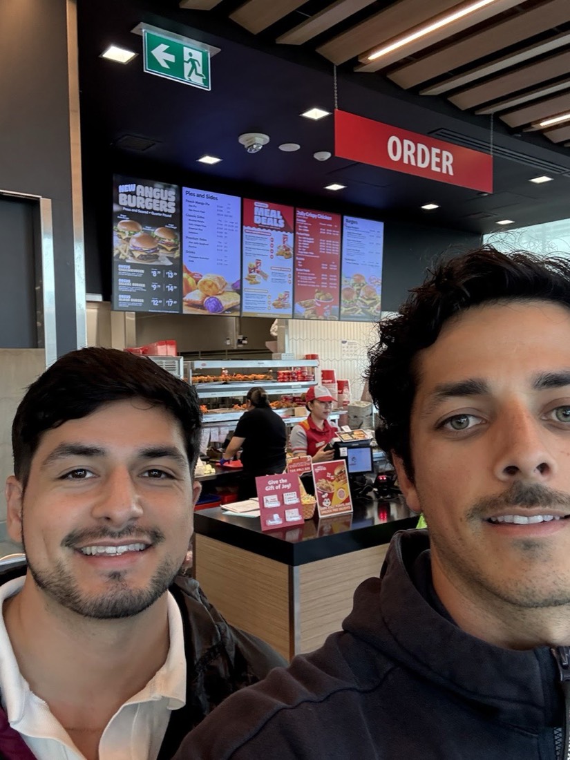 Cassy and Emil Aite, co-founders of Postbeam, at Jollibee