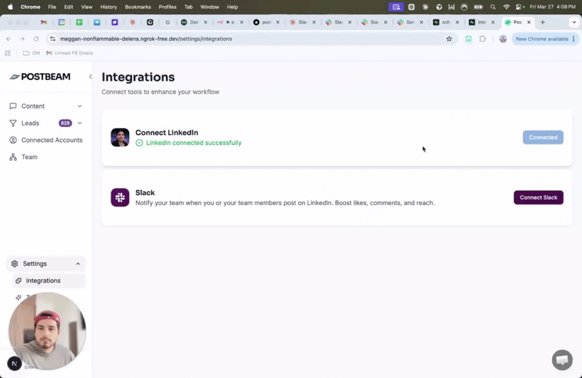 Slack notifications when anyone posts - video walkthrough